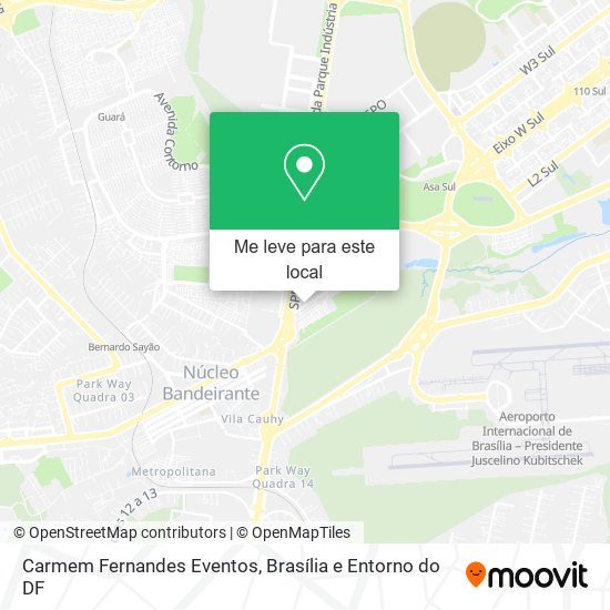 Carmem Fernandes Eventos mapa