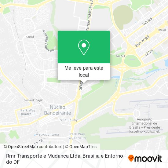 Rmr Transporte e Mudanca Ltda mapa