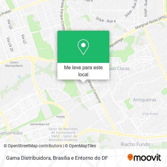 Gama Distribuidora mapa