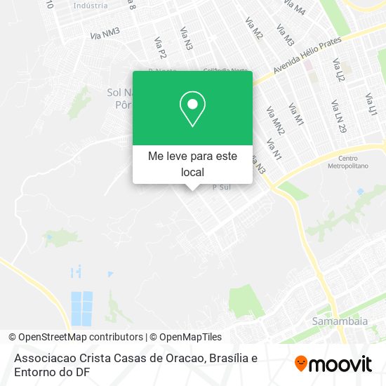Associacao Crista Casas de Oracao mapa