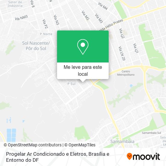 Progelar Ar Condicionado e Eletros mapa