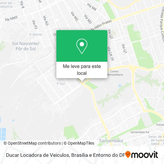 Ducar Locadora de Veiculos mapa