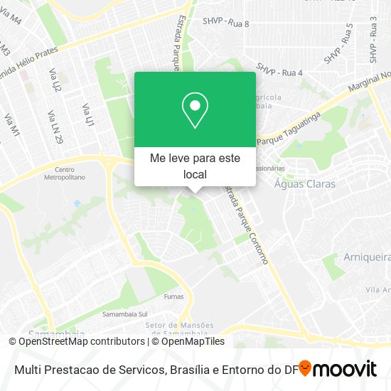Multi Prestacao de Servicos mapa