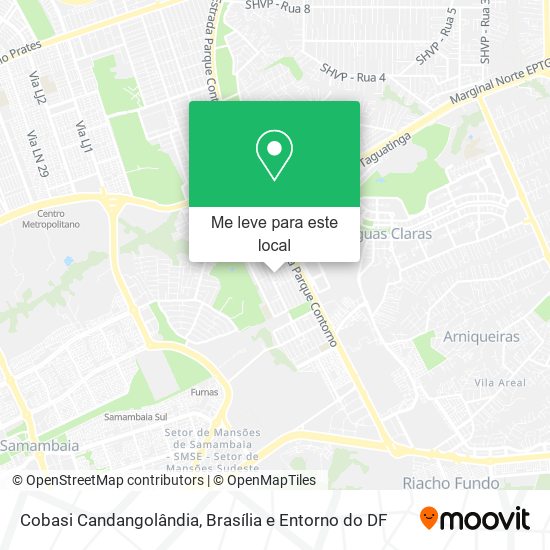 Cobasi Candangolândia mapa