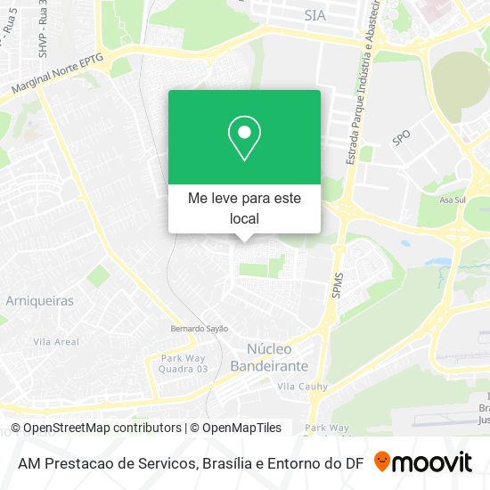 AM Prestacao de Servicos mapa