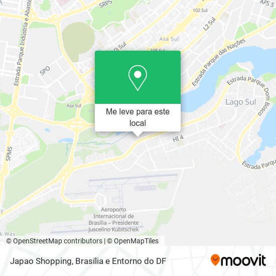 Japao Shopping mapa
