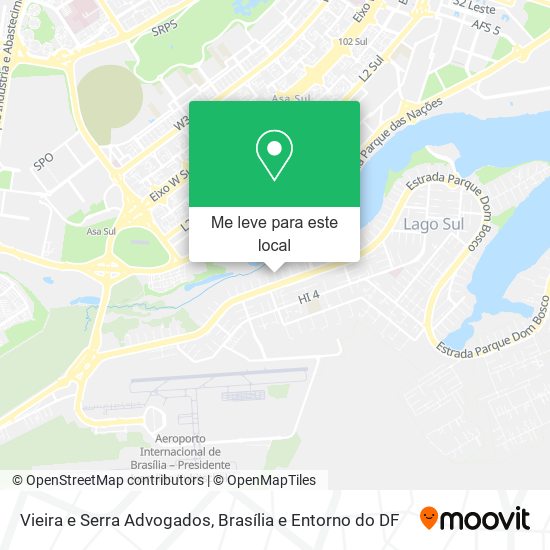 Vieira e Serra Advogados mapa