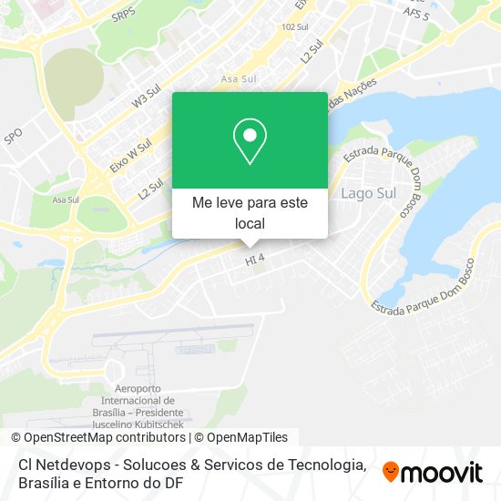 Cl Netdevops - Solucoes & Servicos de Tecnologia mapa