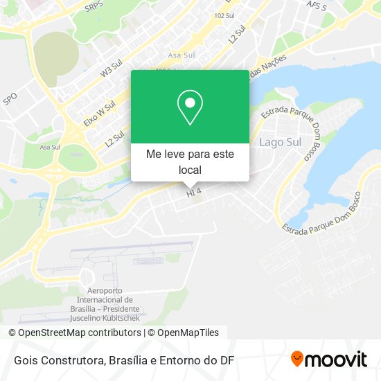 Gois Construtora mapa