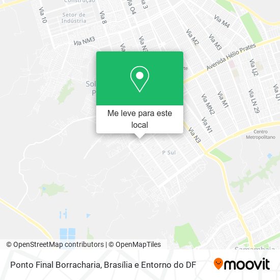 Ponto Final Borracharia mapa