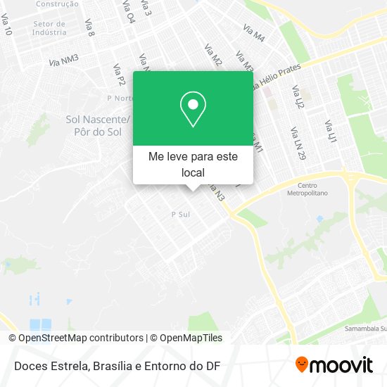 Doces Estrela mapa