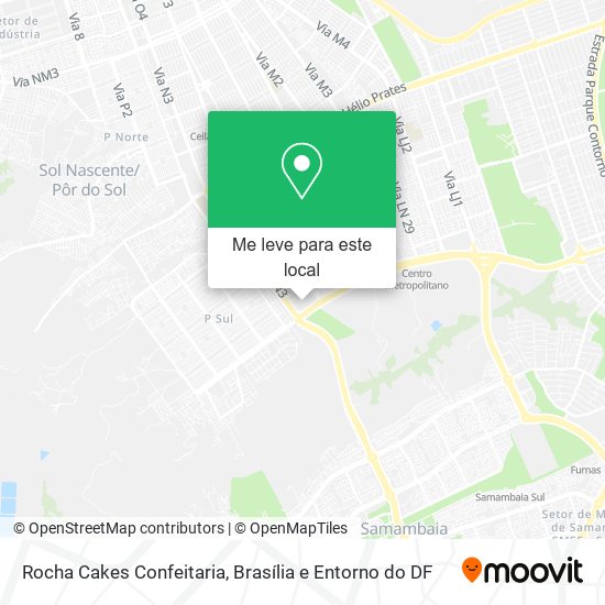 Rocha Cakes Confeitaria mapa