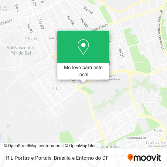 R L Portas e Portais mapa