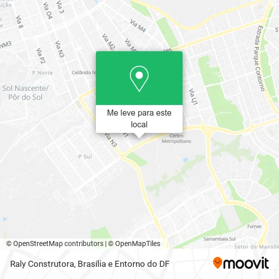 Raly Construtora mapa