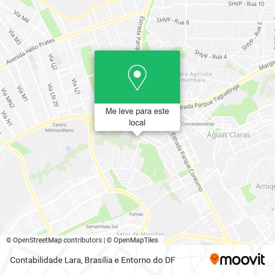 Contabilidade Lara mapa