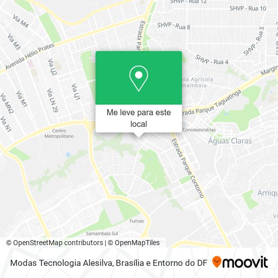 Modas Tecnologia Alesilva mapa