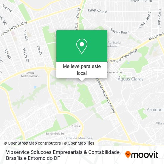 Vipservice Solucoes Empresariais & Contabilidade mapa