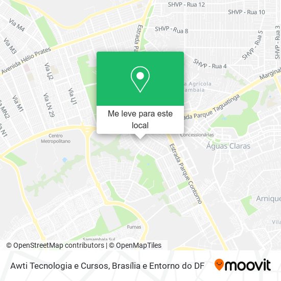 Awti Tecnologia e Cursos mapa