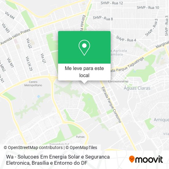 Wa - Solucoes Em Energia Solar e Seguranca Eletronica mapa