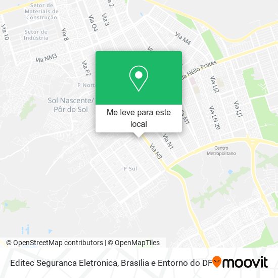 Editec Seguranca Eletronica mapa