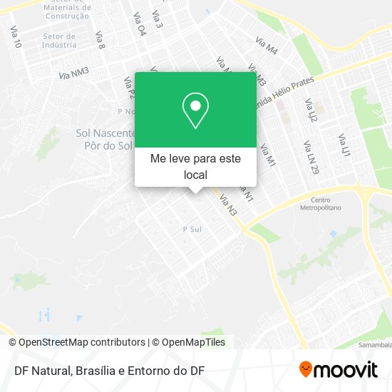 DF Natural mapa