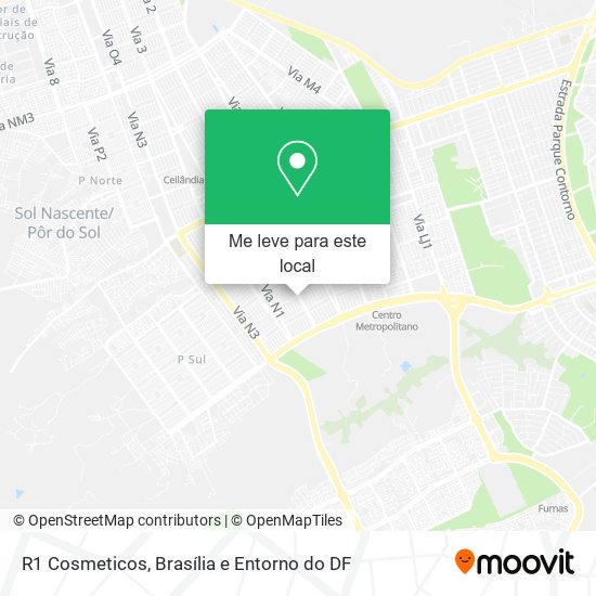 R1 Cosmeticos mapa
