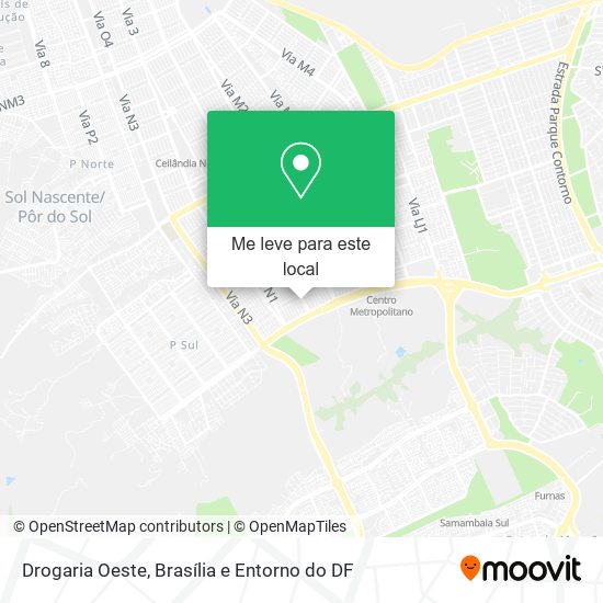 Drogaria Oeste mapa