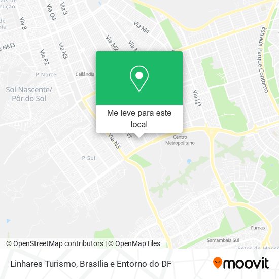 Linhares Turismo mapa
