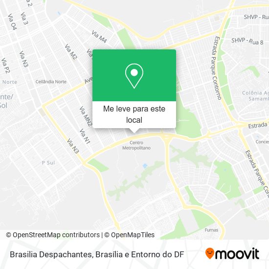 Brasilia Despachantes mapa