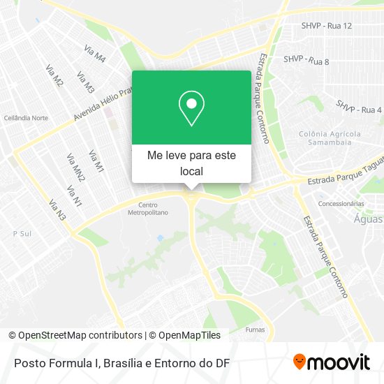 Posto Formula I mapa