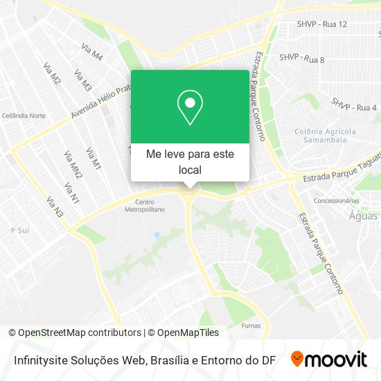Infinitysite Soluções Web mapa