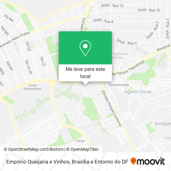 Empório Queijaria e Vinhos mapa