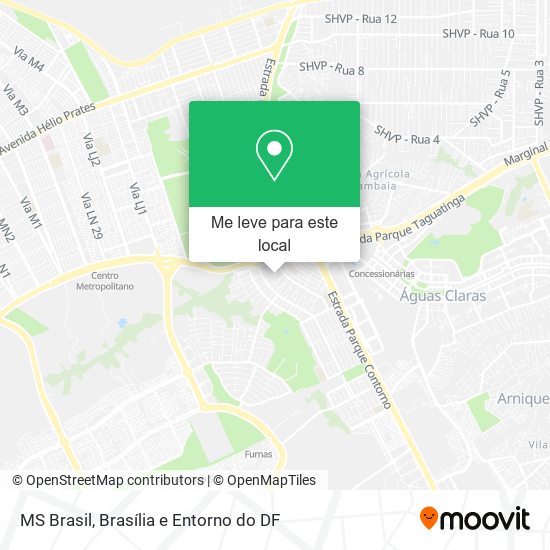 MS Brasil mapa