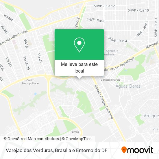 Varejao das Verduras mapa