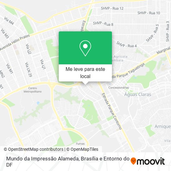 Mundo da Impressão Alameda mapa