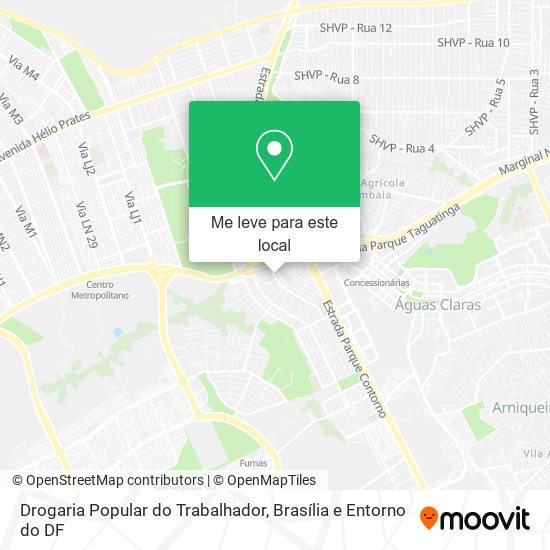 Drogaria Popular do Trabalhador mapa