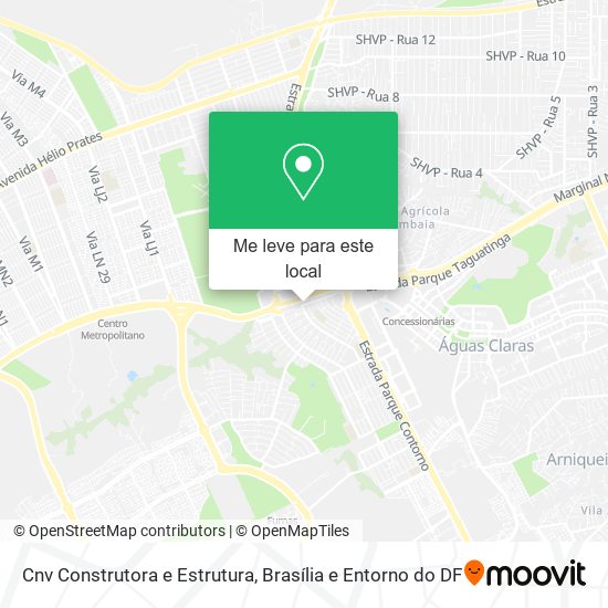 Cnv Construtora e Estrutura mapa