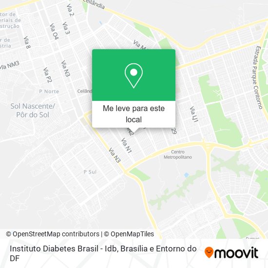 Instituto Diabetes Brasil - Idb mapa