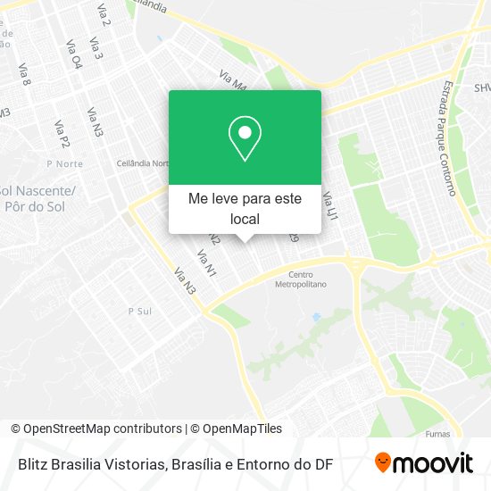 Blitz Brasilia Vistorias mapa