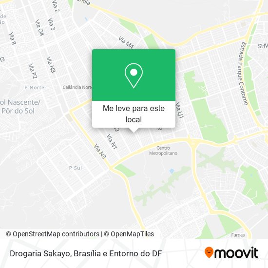 Drogaria Sakayo mapa