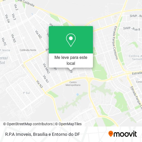 R.P.A Imoveis mapa