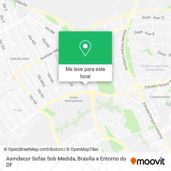 Asmdecor Sofas Sob Medida mapa