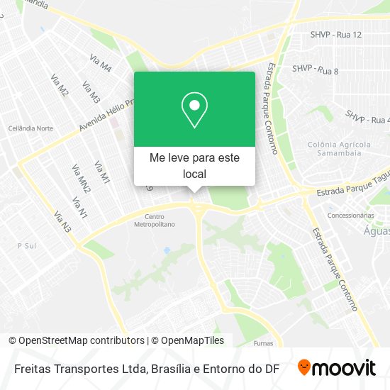 Freitas Transportes Ltda mapa