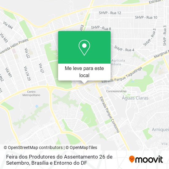 Feira dos Produtores do Assentamento 26 de Setembro mapa