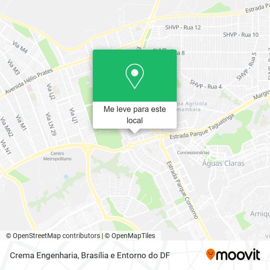 Crema Engenharia mapa