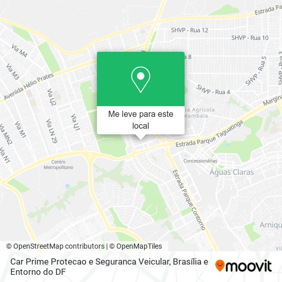 Car Prime Protecao e Seguranca Veicular mapa