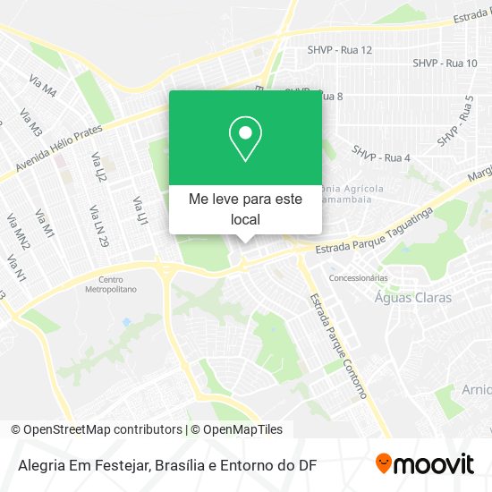 Alegria Em Festejar mapa