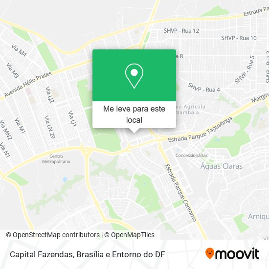 Capital Fazendas mapa