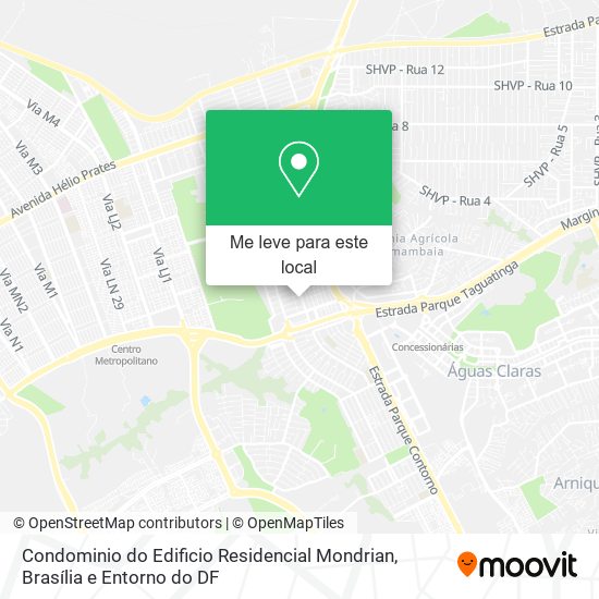 Condominio do Edificio Residencial Mondrian mapa