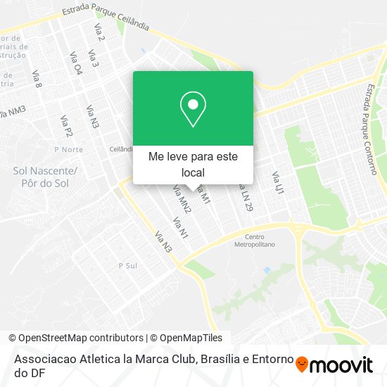 Associacao Atletica la Marca Club mapa